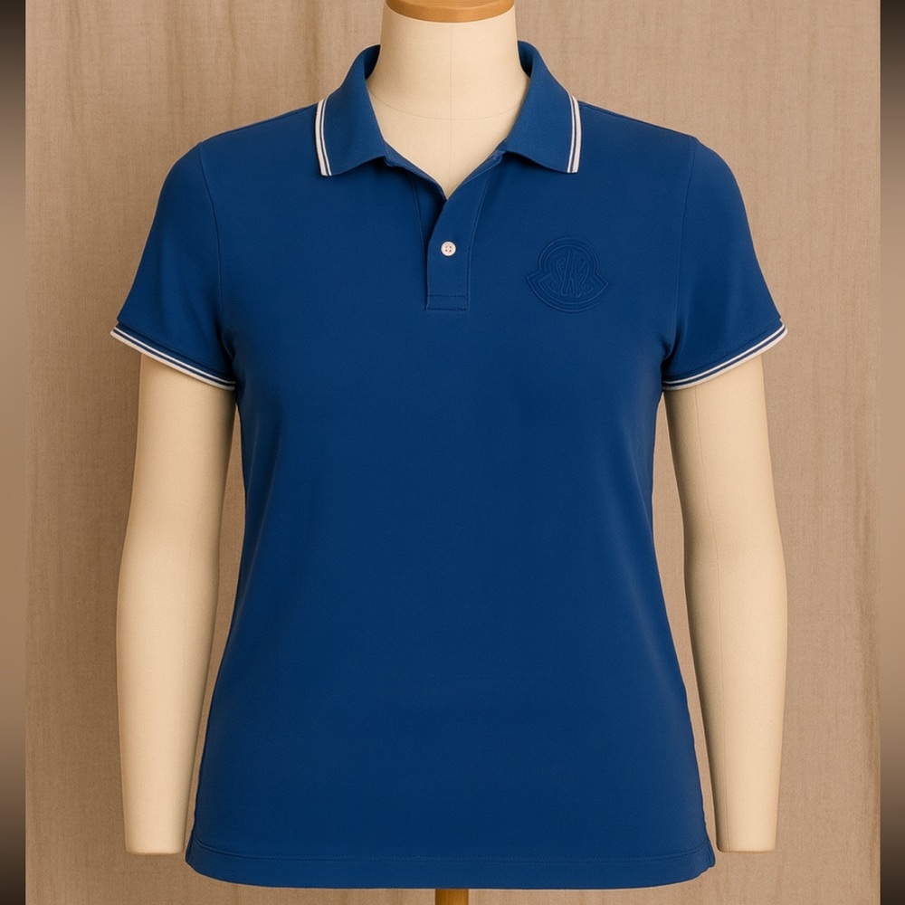 Moncler Royal Blue Women's Polo Shirt